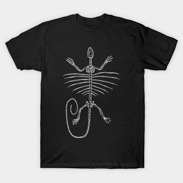 Lizard skeleton T-Shirt by tommartinart